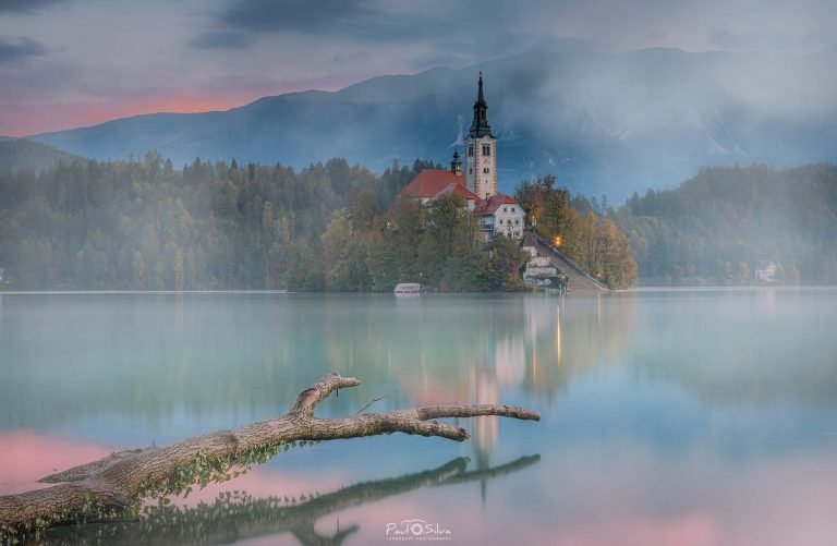 Lake Bled island church of the Assumption of Mary, Slovenia