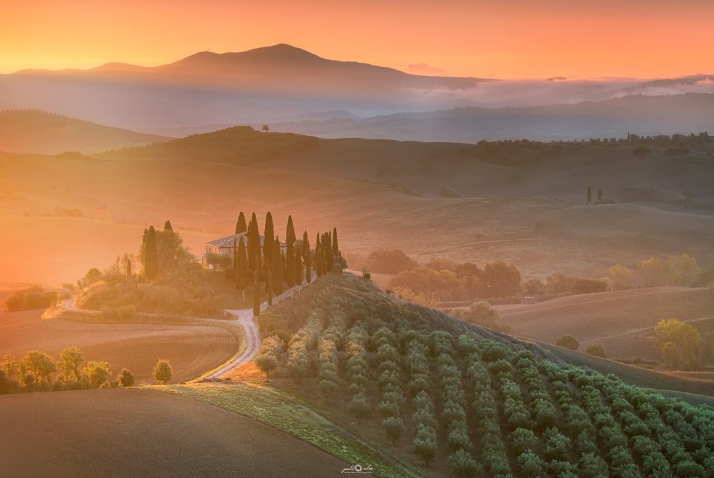 Tuscany in Italy.