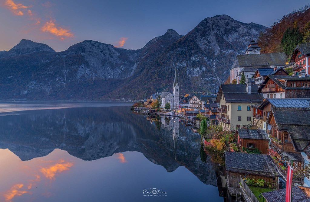 Hallstatt at sunrise, Austria