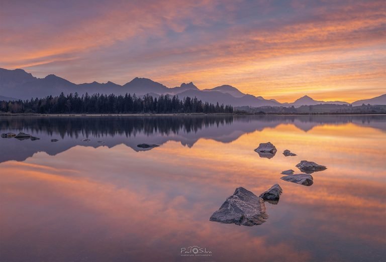 Hopfensee at Sunset, Germany