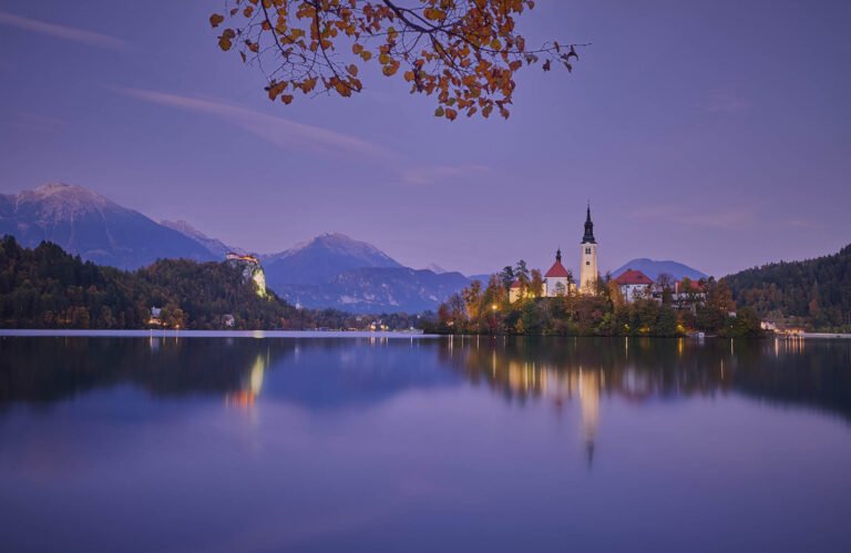 Lake Bled in Autumn, Slovenia