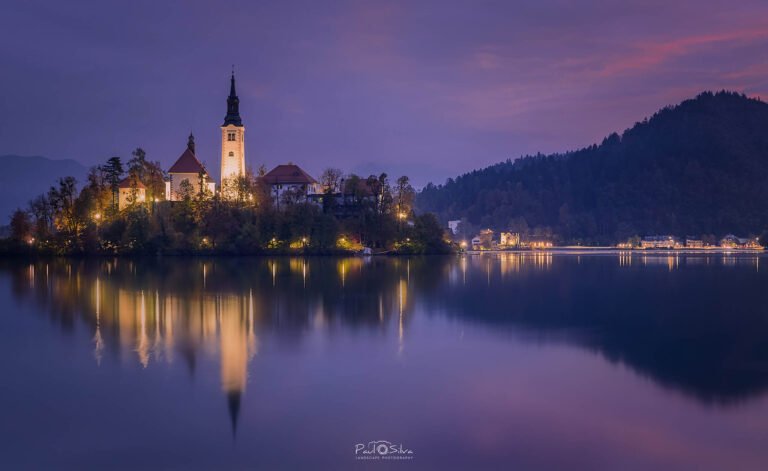 Lake Bled in Autumn, Slovenia