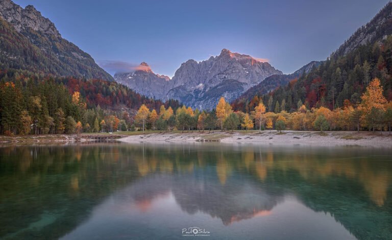 Lake Jasna in autumn