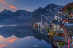Hallstatt at sunrise, Austria